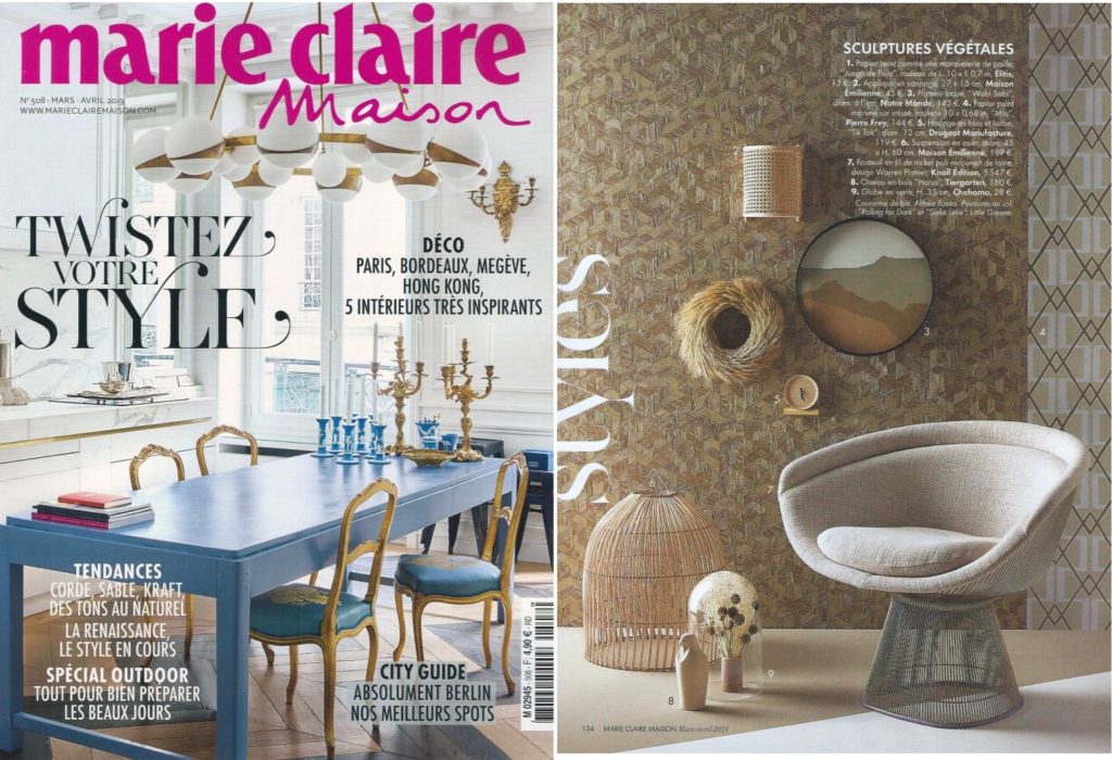 article marie claire maison avril