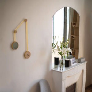 cannes miroir-pendule drugeot