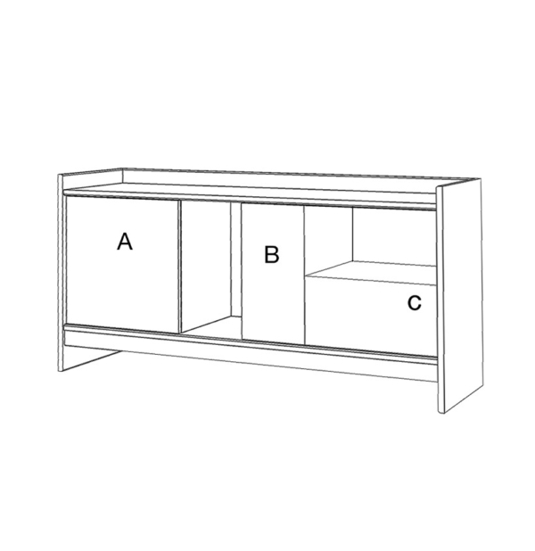 drugeot manufacture buffet bric filaire couleur personnalisable
