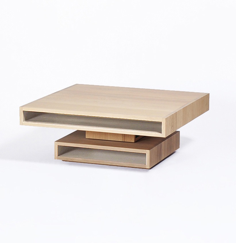 Cubocarré table basse design blanc coton Cubocarré table basse design blanc coton