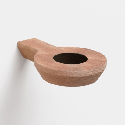 neo bougeoir design chêne massif couleur naturel