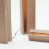 lampe électrique haut de gamme en bois massif design moderne contemporain naturel