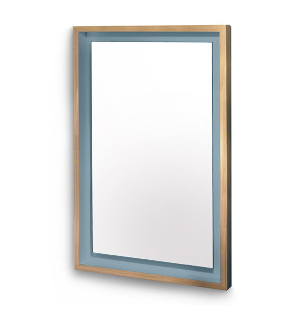 grand miroir rectangulaire bleu suliac