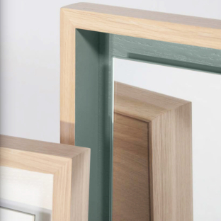 miroir design float blanc coton vert gris manoir2
