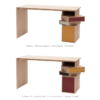 configuration bureau modulable couleurs personnalisables tiroirs pousse-lâche prise usb connecté simulation coloris