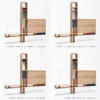 configurateur de couleurs meuble TV ORTHO tiroir télécommande et boitiers niches de rangement personnalisables