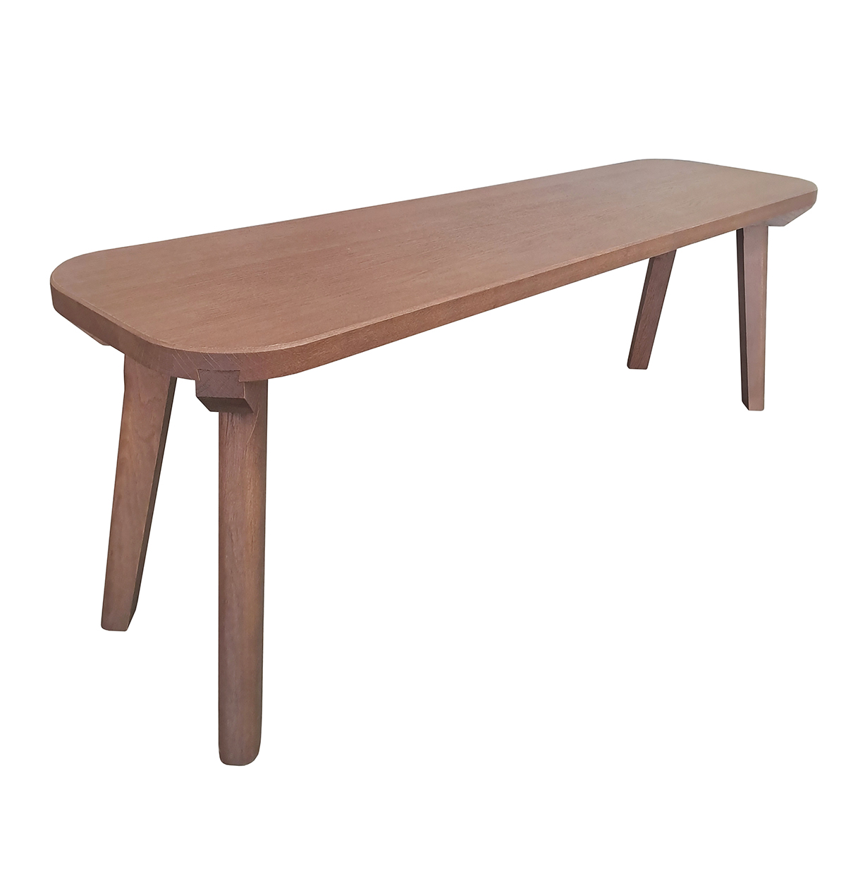 banc Aronde 130 finition noyer déstockage Banc Aronde 130, finition noyer