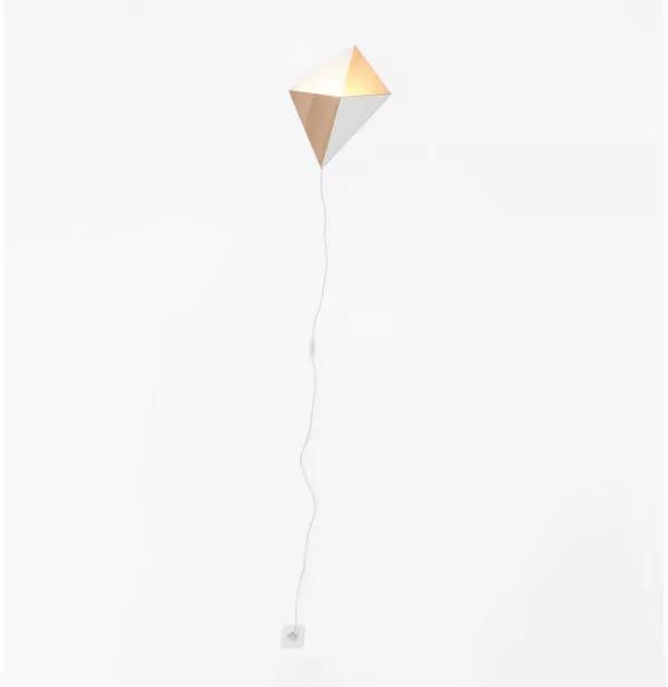 cerf-volant applique murale lumineuse ludique bicolore coloris personnalisable idée cadeau objet de décoration sur-mesure