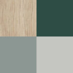Option 2 - Bois, Vert Selestat, Vert Gris Manoir, Gris Cheverny
