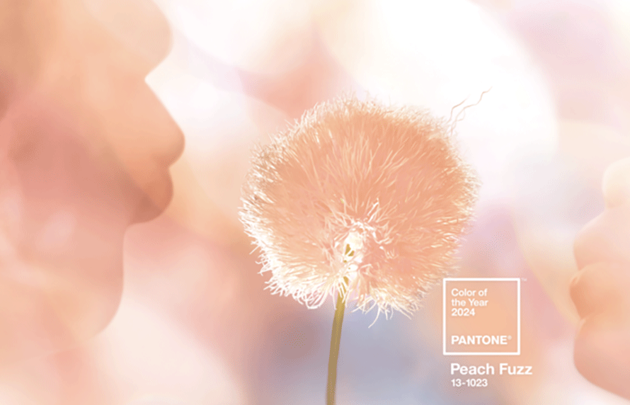 couleur année 2023 peach fuzz