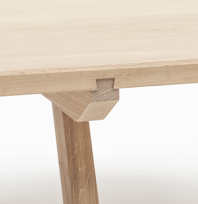 Plateau de table en bois effet chêne artisan - 3 dimensions - CHOICE