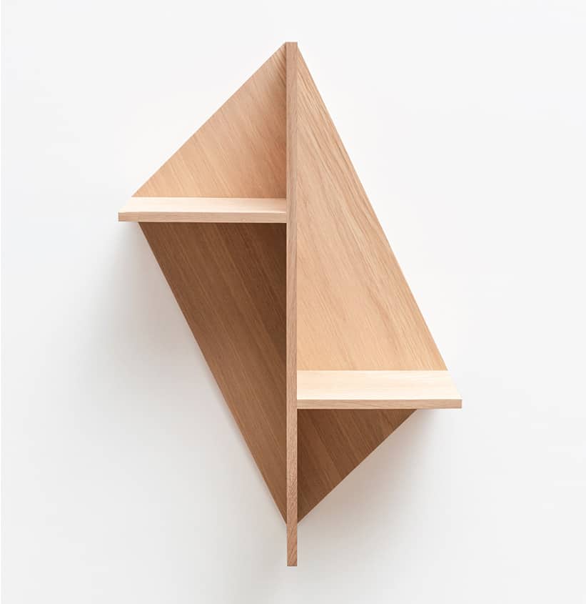 étagère murale design verticale origami