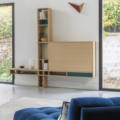 meuble TB bibliothèque made in France Ortho