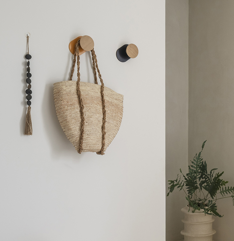 patère murale décorative bois et couleur personnalisable décoration pratique minimaliste idée cadeau déco