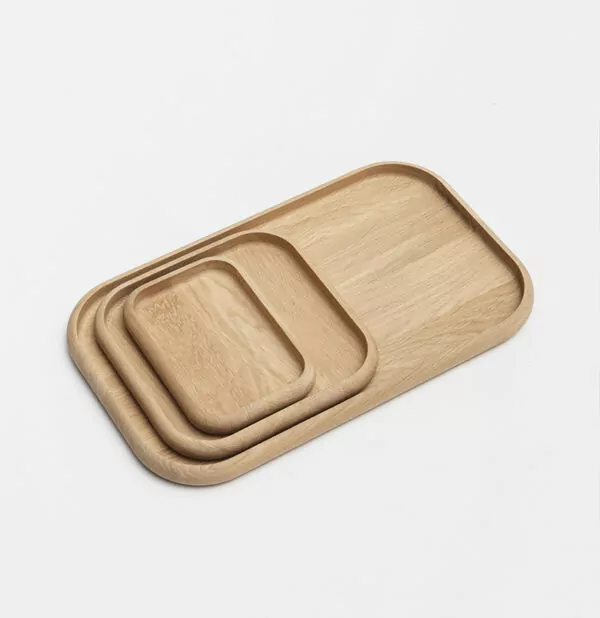 plateau de décoration Bento Drugeot Manufacture accessoire déco design made in france cadeau déco lot de 3 vide-poches