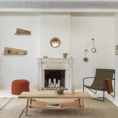 comment choisir table basse bois massif cuir tendances design 2025